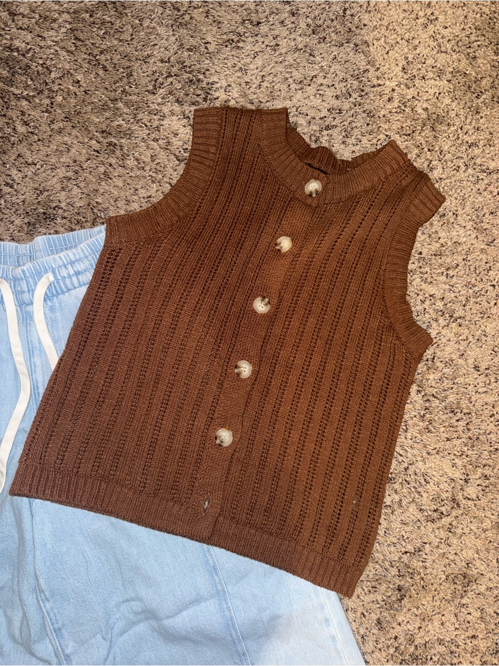 Anthro Sanctuary Knit Cardi Vest